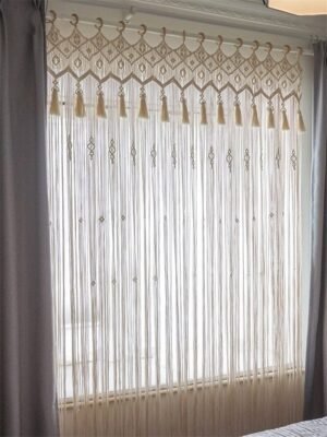 Macram C3 A9 Rideau Rideaux Deco 5786