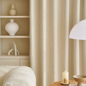 Rideau Beige Lin Rideaux Deco 5580 1