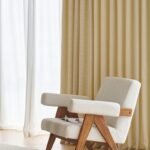 Rideau Beige Lin Rideaux Deco 8809 1