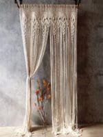 Rideau Bohème Chic Macramé Pour Une Touche D’élégance Légère