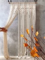 Rideau Bohème Chic Macramé Pour Une Touche D’élégance Légère