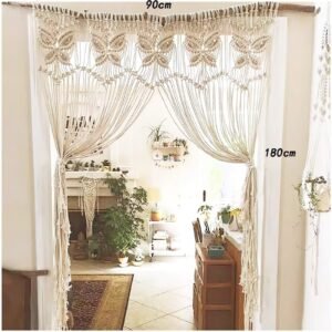 Rideau Boheme br L90cm x H180cm Rideaux Deco 7400 1