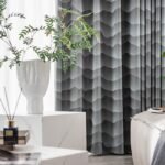Rideau Occultant 100% Polyester Gris 70% Opacité