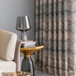 Rideau Moderne Gemetrique Rideaux Deco 1963 1