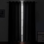 Rideau Noir Occultant Rideaux Deco 1479 1