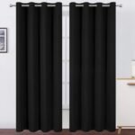 Rideau Noir Occultant Rideaux Deco 4239 1