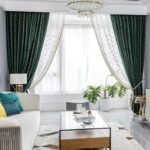 Rideau Original Design Vert Rideaux Deco 7331 1