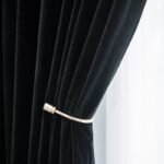 Rideau Velours Noir Rideaux Deco 7531 1