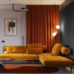Rideau Velours Orange : élégance Et Confort Pour Votre Intérieur