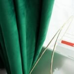 Rideau Velours Vert Rideaux Deco 1303 1