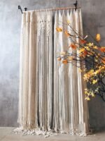 Rideau En Macramé : Laisse Passer La Lumière Avec Style Bohème