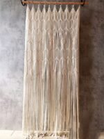 Rideau En Macramé : Laisse Passer La Lumière Avec Style Bohème