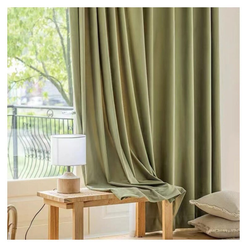 Rideaux Vert Olive Pour Une Touche D’élégance Naturelle Dans Votre Intérieur - Oeillets / L100cm x H250cm