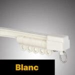 Rail De Rideau Flexible Snake Pour Fenêtres Courbes élégantes - Blanc