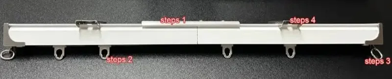Rail Pour Rideau Solid: élégance Et Fonctionnalité Pour Longueur Supérieure à 120cm