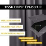 Rideau Anti Bruit Intimity Marron Pour Une Tranquillité Optimale