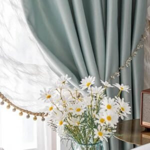rideau bleu clair luxe pour un interieur elegant et apaisant 319 1