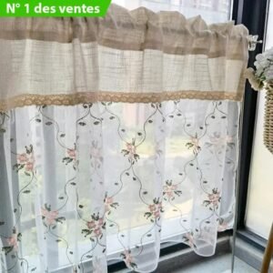 rideau brise bise campagne veyman en coton et tulle brode 100 x 60 484 1