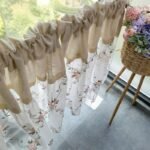 Rideau Brise-bise Campagne Veyman En Coton Et Tulle Brodé