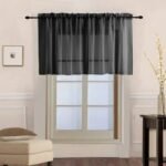 rideau brise bise contemporain arouca pour fenetres de cuisine noir 232 1