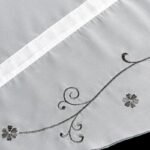 Rideau Brise Bise Cuisine Oulan – élégance En Broderie Brillante