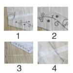 Rideau Brise Bise Cuisine Oulan – élégance En Broderie Brillante