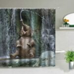 rideau de douche animaux gory charme et qualite pour votre salle 244 1
