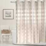 rideau de douche aveiro en tissu enduit pour une salle bain elegante 139 1