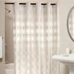 Rideau De Douche Aveiro En Tissu Enduit Pour Une Salle De Bain élégante