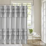 rideau de douche baroque aldeya pour une salle bain elegante gris 967 1