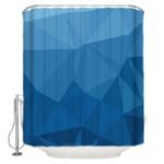 rideau de douche bleu marine kopren pour une salle bain elegante 792 1