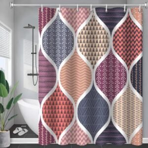 rideau de douche colore kitel pour une salle bain stylee et intime 103 1