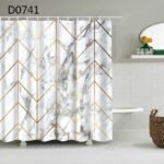 rideau de douche dore yarbi pour une salle bain elegante 578 1