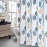 rideau de douche feuillage barna pour une ambiance naturelle 643 1