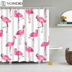 rideau de douche flamingo epupa pour une salle bain coloree 331 1