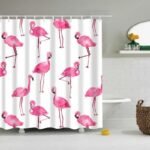 rideau de douche flamingo epupa pour une salle bain coloree 90 x 180 671 1