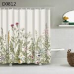 rideau de douche fleuri wailua pour une salle bain elegante 120 x 180 619 1