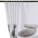 rideau de douche galet planila pour une ambiance zen en salle bain 554 1