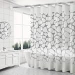 Rideau De Douche Galet Thurine Pour Une Salle D’eau Zen Et Naturel