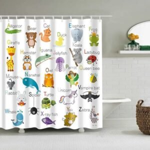 rideau de douche geek boali pour une salle bain unique et fun 758 1