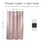 rideau de douche impermeable nardis pour une salle bain elegante 346 1