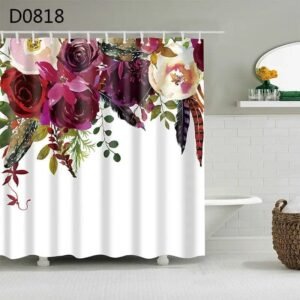 rideau de douche imprime aniva pour une salle bain coloree 90 x 180 537 1