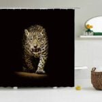 rideau de douche leopard kabon style et intimite pour votre salle 879 1