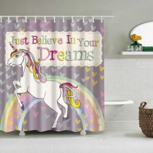rideau de douche licorne lufubu une touche magie pour votre salle 638 1