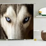 rideau de douche loup kaite elegance et nature pour votre salle bain 678 1