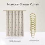 Rideau De Douche Marocain Ouzoud : Charme Et Originalité Pour Votre Salle De Bain