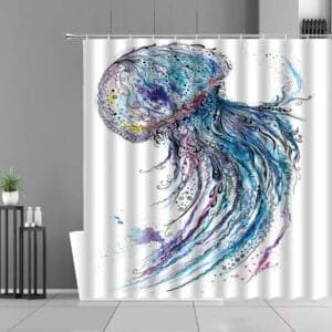 Rideau De Douche Méduse Tapiya : élégance Et Tranquillité Pour Votre Salle De Bain 2 Rideau De Douche Méduse Tapiya: élégance Et Tranquillité Pour Votre Salle De Bain