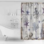 rideau de douche mer dalafo pour une ambiance marine apaisante 137 x 570 1