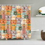 rideau de douche motif chat gauthy une touche doriginalite amusante 446 1