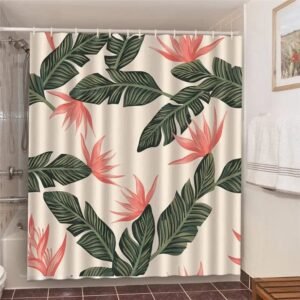rideau de douche nameka pour une salle bain elegante et intime 532 1